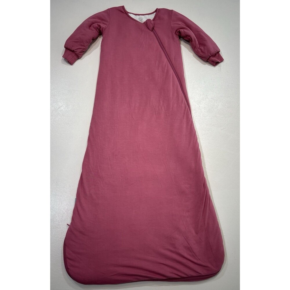 PurComfy Baby Bamboo Berry Pink 1.0 TOG LuxeDream Slumber Bag Sleep Sack 15-24M